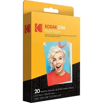 Kodak Zink Fotopapier für Kodak Printomatic, 20 Blatt