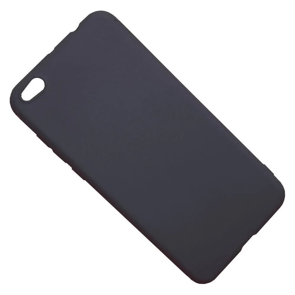 König Design Xiaomi Mi 5c Handyhülle Hülle Case Silikon Bumper Schutzhülle Schwarz