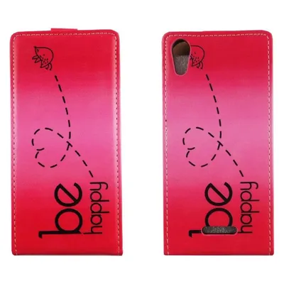 König Design Wiko Lenny 4 Hülle Case Handy Cover Schutz Tasche Flip Schutzhülle Schale Pink