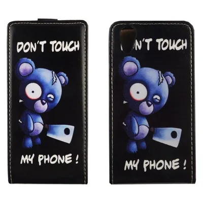 König Design Wiko Sunny 2 Hülle Case Handy Cover Schutz Tasche Flip Schutzhülle Etuis Schwarz