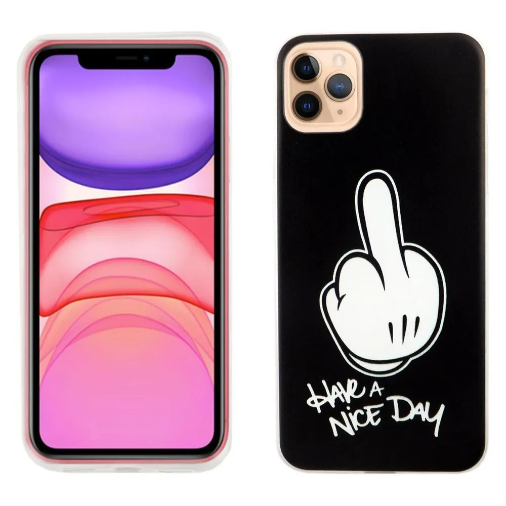 König Design Apple iPhone 11 Pro Hülle Case Handy Cover Schutz Tasche Schutzhülle Schwarz (Apple iPhone 11 Pro)