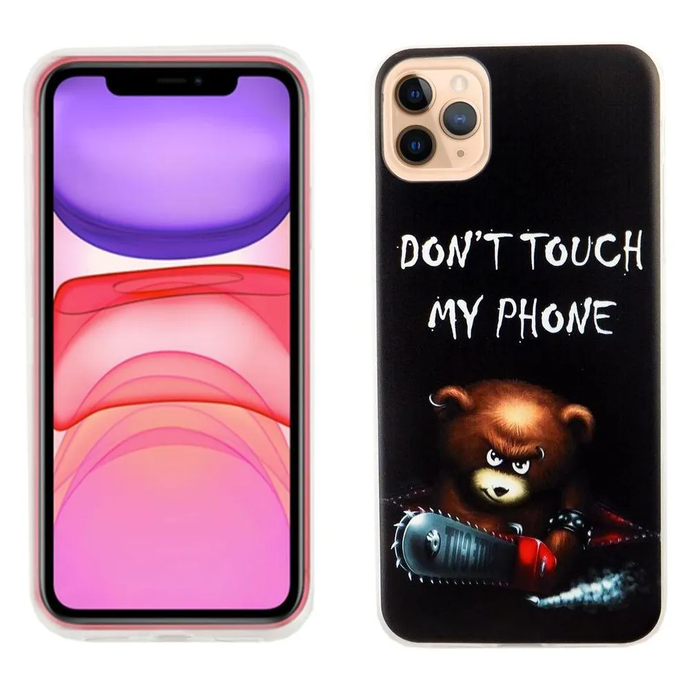 König Design Apple iPhone 11 Pro Max Hülle Case Handy Cover Schutz Tasche Schutzhülle Schwarz (Apple iPhone 11 Pro Max)