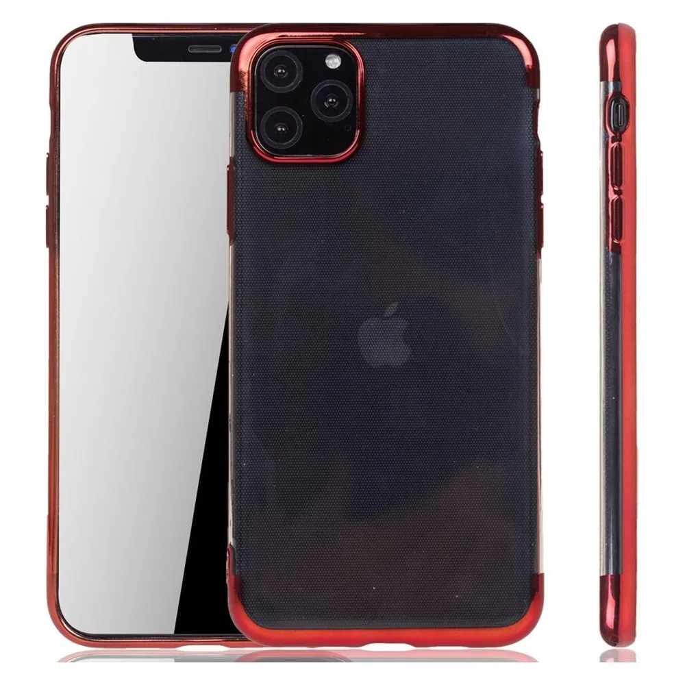 König Design Apple iPhone 11 Pro Max Hülle Case Handy Cover Schutz Tasche Schutzhülle Rot (Apple iPhone 11 Pro Max)