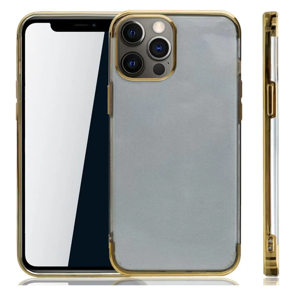 König Design Apple iPhone 12 / 12 Pro Hülle Case Handy Cover Schutz Tasche Schutzhülle Etuis Gold
