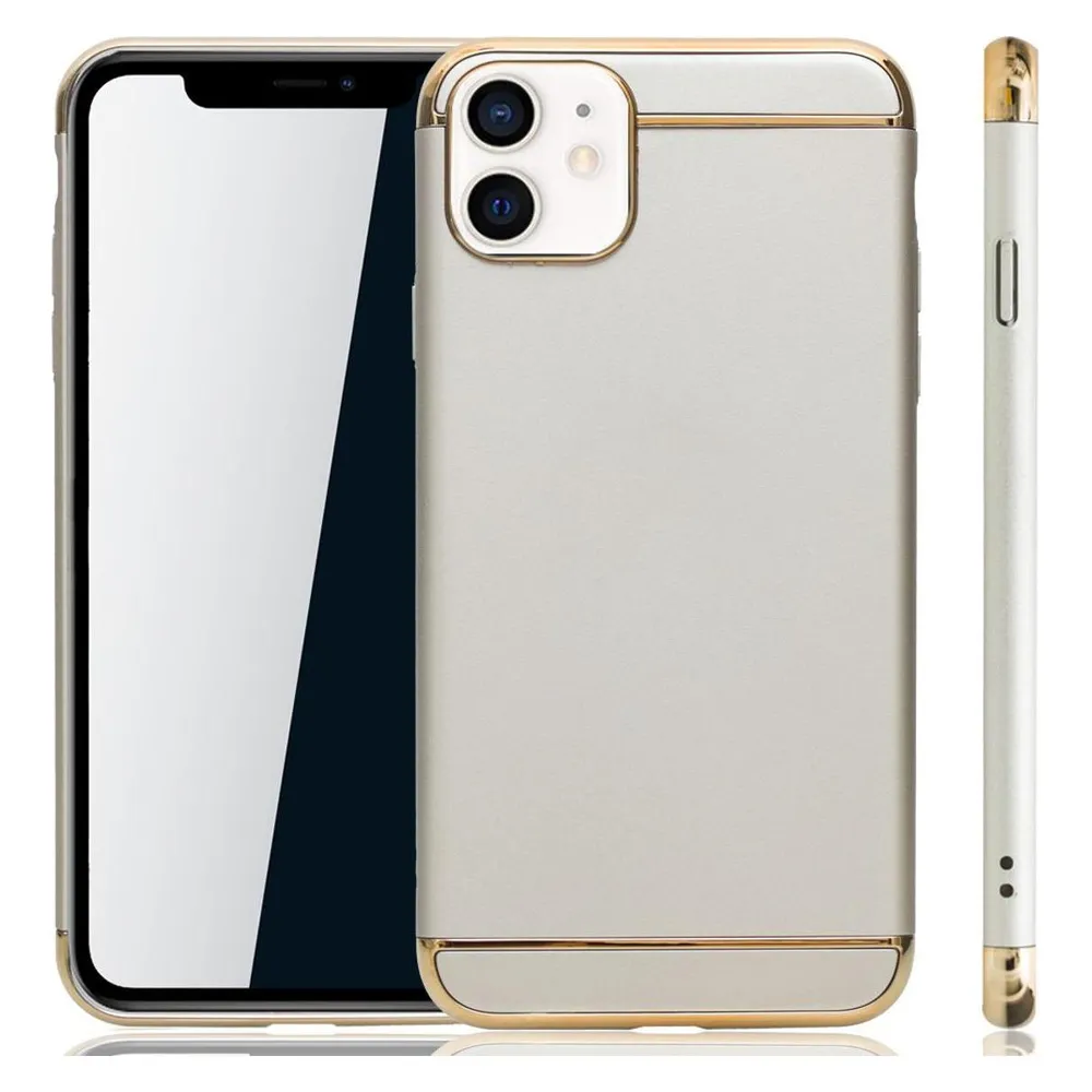 König Design Apple iPhone 12 mini Hülle Case Handy Cover Schutz Tasche Schutzhülle Bumper Gold