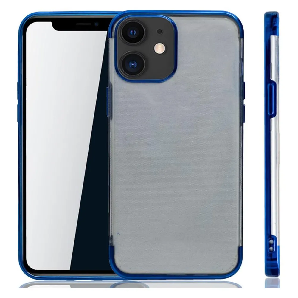 König Design Apple iPhone 12 mini Hülle Case Handy Cover Schutz Tasche Schutzhülle Etuis Blau