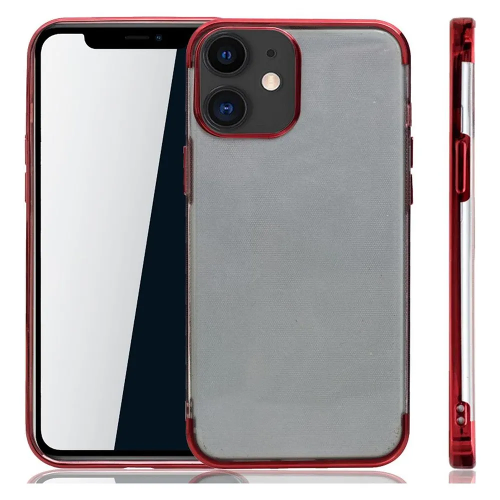 König Design Apple iPhone 12 mini Hülle Case Handy Cover Schutz Tasche Schutzhülle Etui Rot