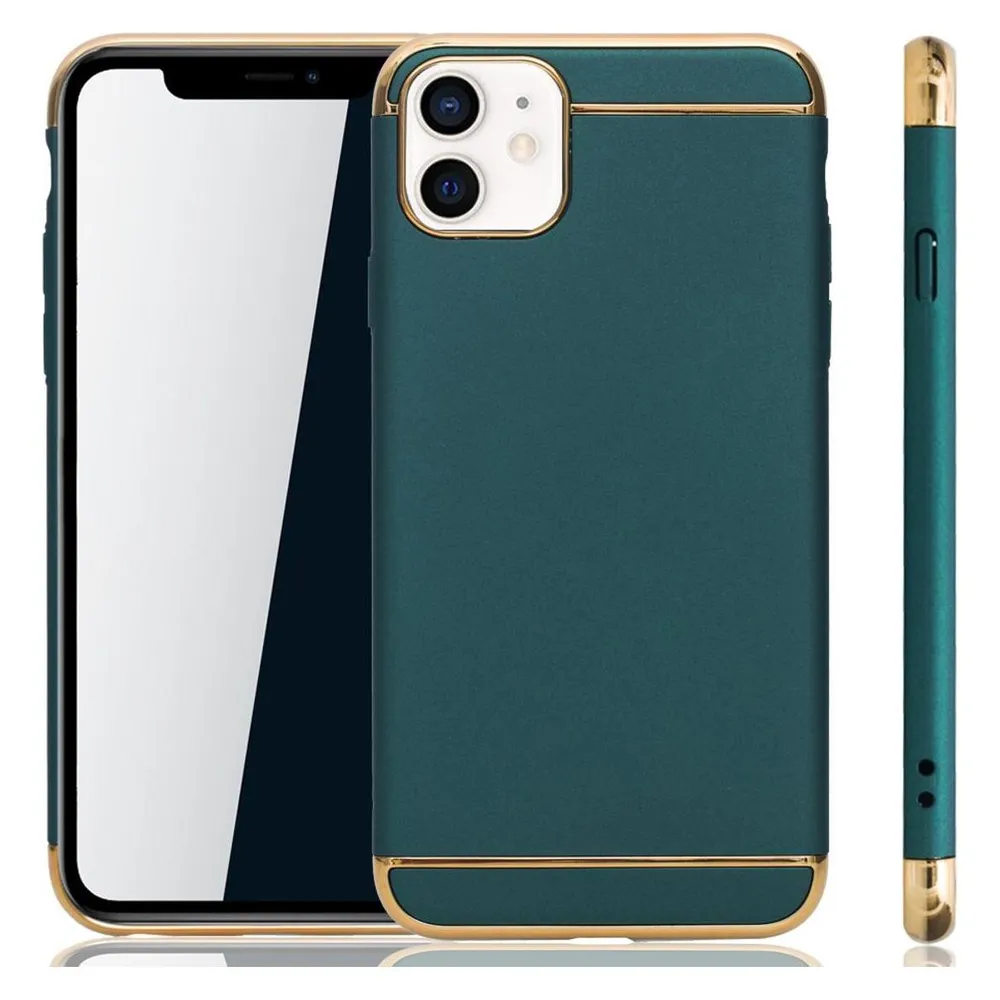 König Design Apple iPhone 12 mini Hülle Case Handy Cover Schutz Tasche Schutzhülle Etui Grün (Apple iPhone 12 mini)