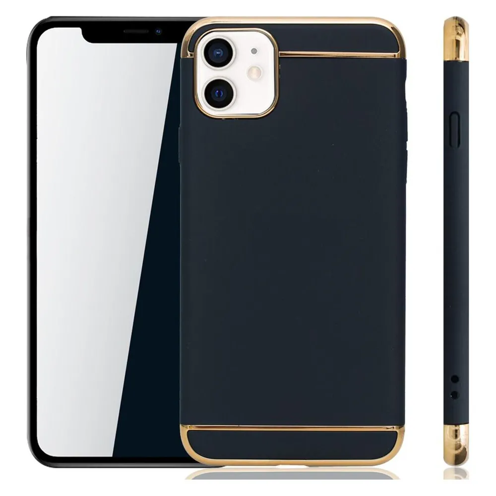 König Design Apple iPhone 12 mini Hülle Case Handy Cover Schutz Tasche Schutzhülle Schwarz (Apple iPhone 12 mini)
