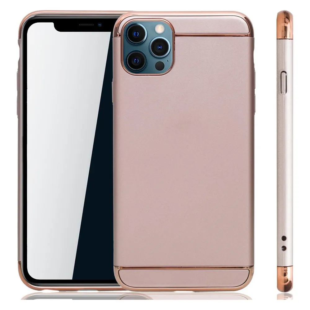 König Design Apple iPhone 12 Pro Max Hülle Case Handy Cover Schutz Tasche Schutzhülle Bumper Pink