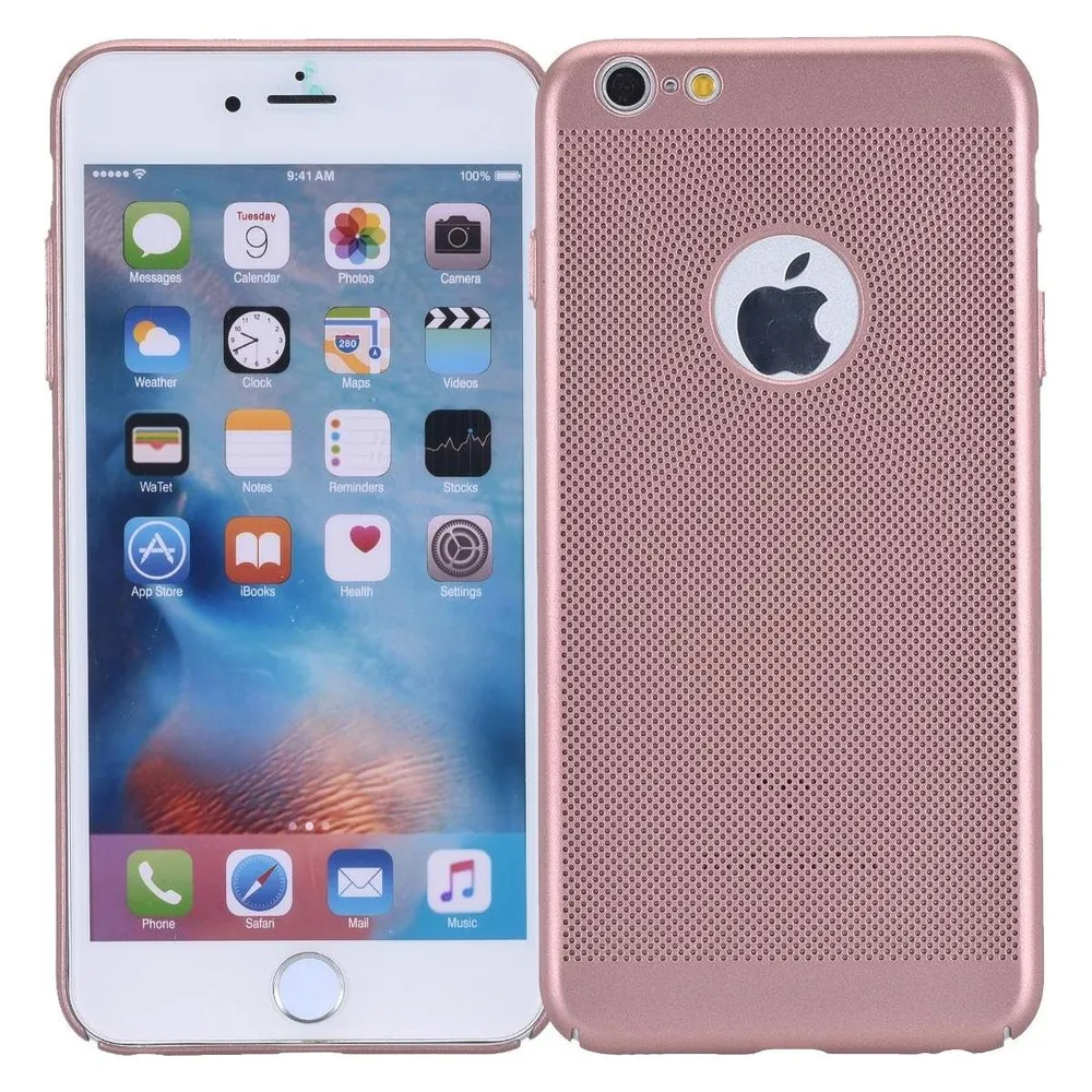 König Design Apple iPhone 6 / 6s Hard Case Handyhülle Schutzhülle Cover Bumper Altrosa Matt