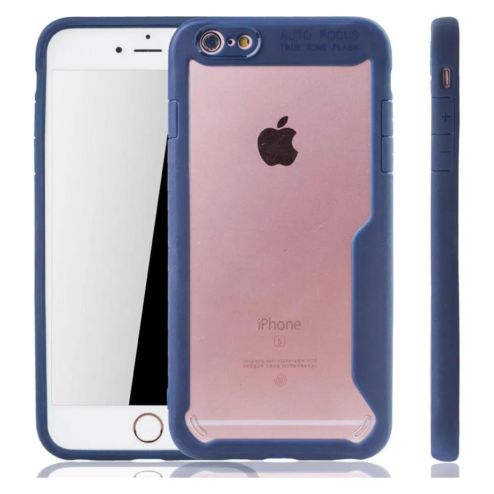 König Design Apple iPhone 6 / 6s Hülle Case Handy Cover Schutz Tasche Schutzhülle Bumper Blau (Apple iPhone 6, Apple iPhone 6s)
