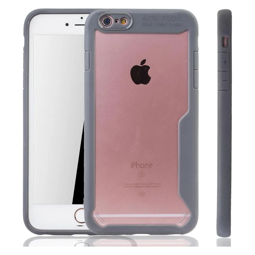 König Design Apple iPhone 6 / 6s Plus Hülle Case Handy Cover Schutz Tasche Schutzhülle Grau