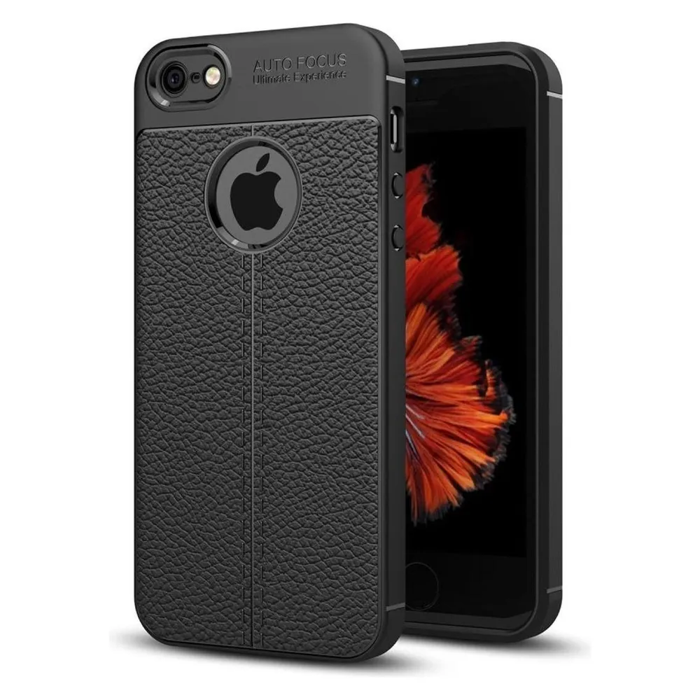 König Design Apple iPhone 6 / 6s Plus Hülle Case Handy Cover Schutz Etuis Schutzhülle Schwarz (Apple iPhone 6 Plus, Apple iPhone 6s Plus)
