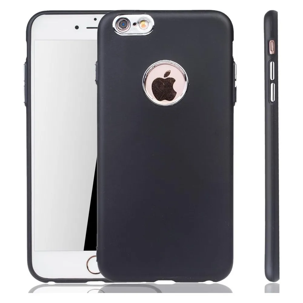 König Design Apple iPhone 6 / 6s Plus Hülle Case Handy Cover Schutz Etuis Schutzhülle Schwarz (Apple iPhone 6 Plus, Apple iPhone 6s Plus)