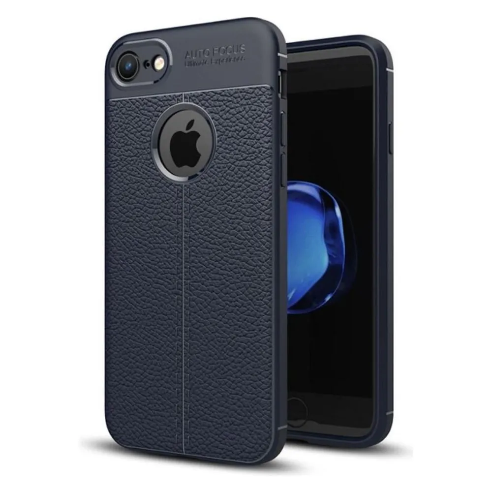 König Design Apple IPhone 7 Hülle Case Handy Cover Schutz Tasche Schutzhülle Bumper Etui Blau (Apple iPhone 7, Apple iPhone 8)