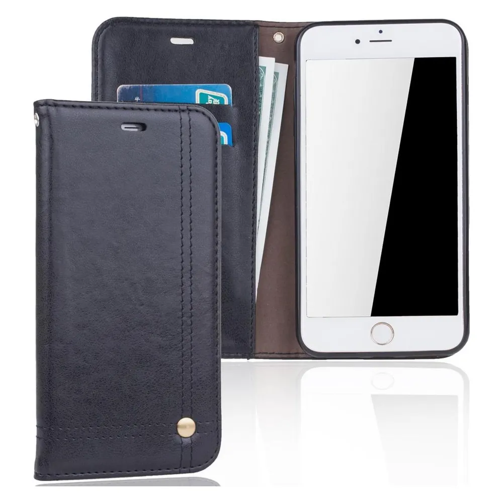 König Design Apple IPhone 7 Plus / 8 Plus Hülle Case Handy Cover Schutz Schutzhülle Schwarz