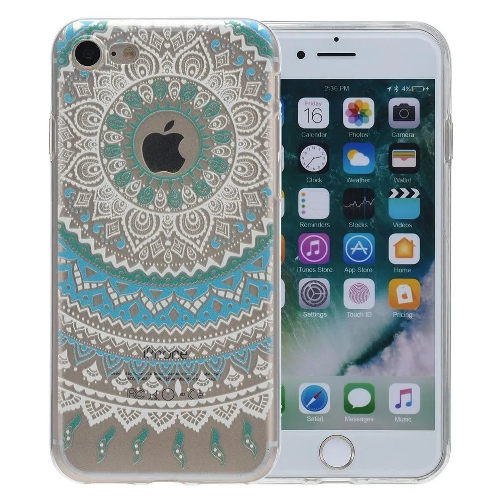 König Design Apple iPhone 8 Hülle Case Handy Cover Schutz Tasche Schutzhülle Bumper Etui Blau
