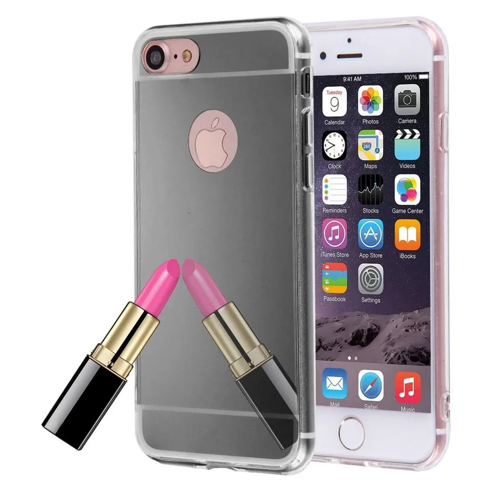König Design Apple iPhone 8 Hülle Case Handy Cover Schutz Tasche Schutzhülle Bumper Schwarz (Apple iPhone 8)