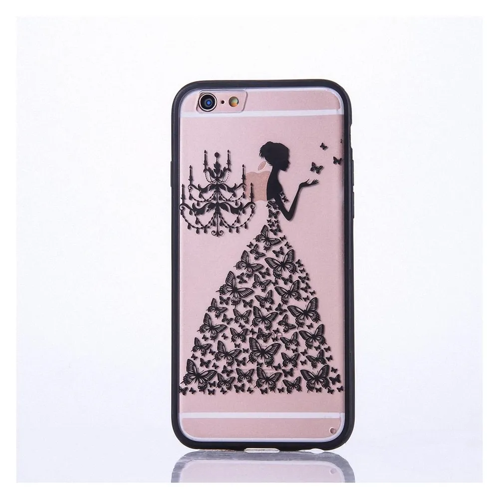 König Design Apple iPhone 8 Plus Hülle Case Handy Cover Schutz Tasche Schutzhülle Schwarz (Apple iPhone 8 Plus)