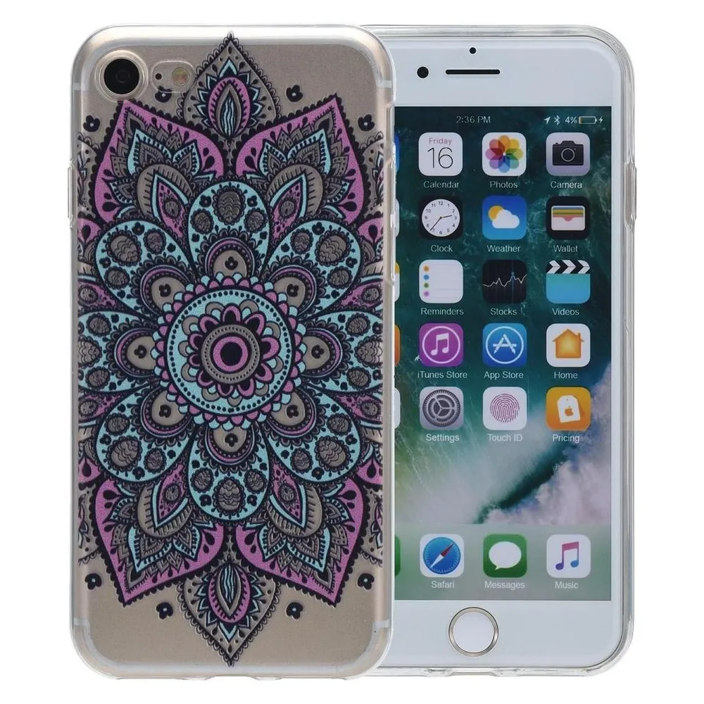 König Design Apple iPhone 8 Plus Hülle Case Handy Cover Schutz Tasche Schutzhülle Bumper Bunt (Apple iPhone 8 Plus)