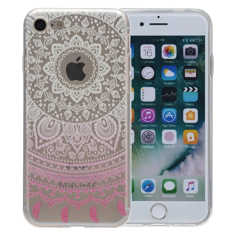 König Design Apple iPhone 8 Plus Hülle Case Handy Cover Schutz Tasche Schutzhülle Bumper Weiss (Apple iPhone 8 Plus)