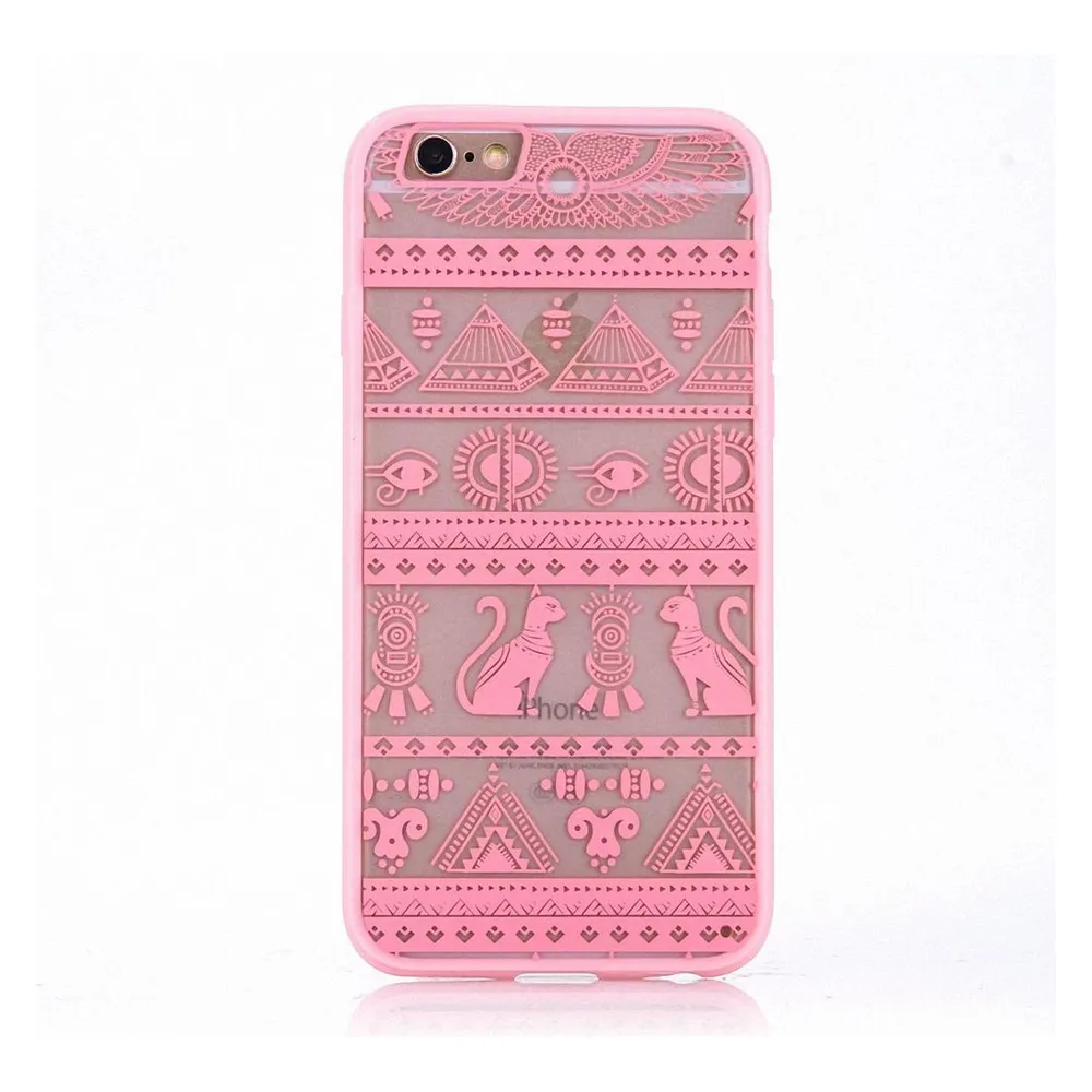 König Design Apple iPhone 8 Plus Hülle Case Handy Cover Schutz Tasche Schutzhülle Bumper Pink (Apple iPhone 8 Plus)