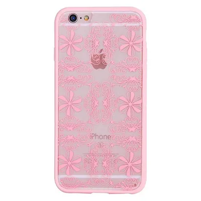 König Design Apple iPhone 8 Plus Hülle Case Handy Cover Schutz Tasche Schutzhülle Bumper Pink (Apple iPhone 8 Plus)
