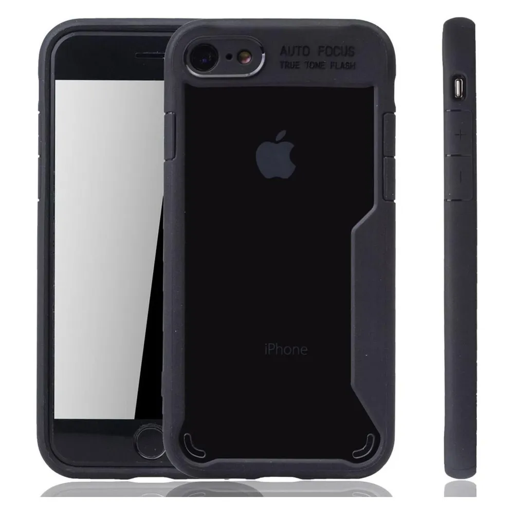 König Design Apple iPhone SE 2022 Handyhülle Schutzcase Cover Case Bumper Silikon Transparent (Apple iPhone 7)