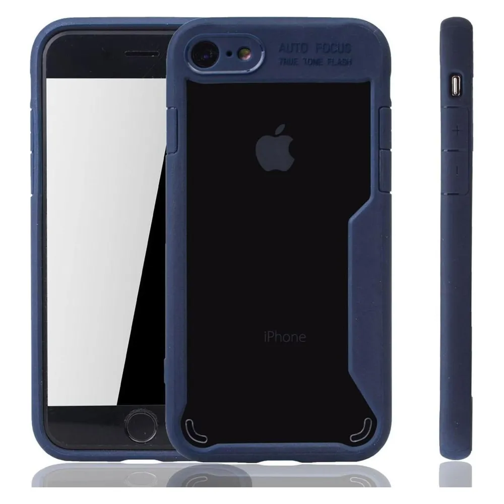 König Design Apple iPhone SE 2022 Handyhülle Schutzcase Cover Case Bumper Silikon Transparent (Apple iPhone 7)