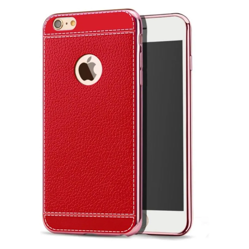 König Design Apple iPhone X Hülle Case Handy Cover Schutz Tasche Bumper Schutzhülle Etuis Rot