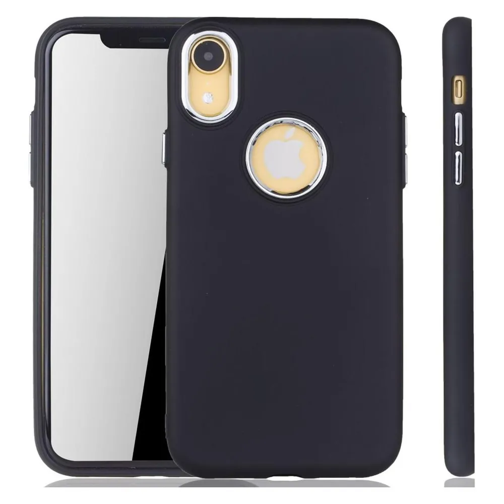 König Design Apple iPhone XR Hülle Case Handy Cover Schutz Tasche Schutzhülle Bumper Schwarz