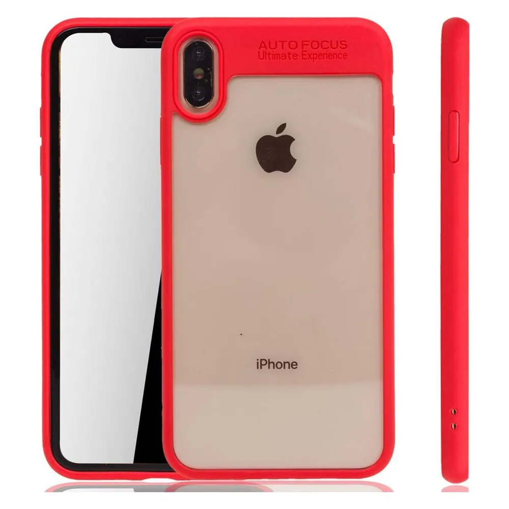 König Design Apple iPhone XR Hülle Case Handy Cover Schutz Tasche Schutzhülle Etuis Rot Neu