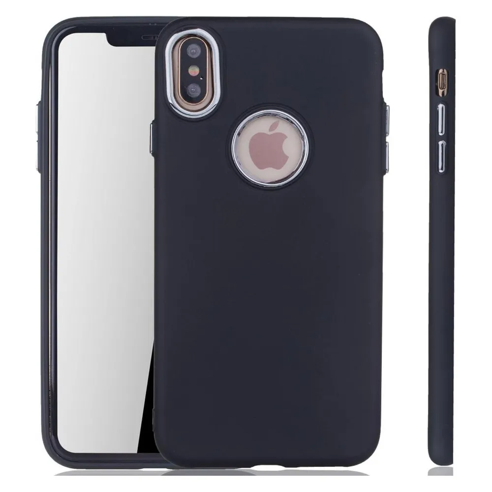 König Design Apple iPhone XS Max Hülle Case Handy Cover Schutz Tasche Schutzhülle Schwarz (Apple iPhone XS Max)