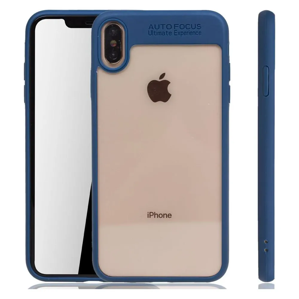 König Design Apple iPhone XS Max Hülle Case Handy Cover Schutz Tasche Schutzhülle Etuis Blau