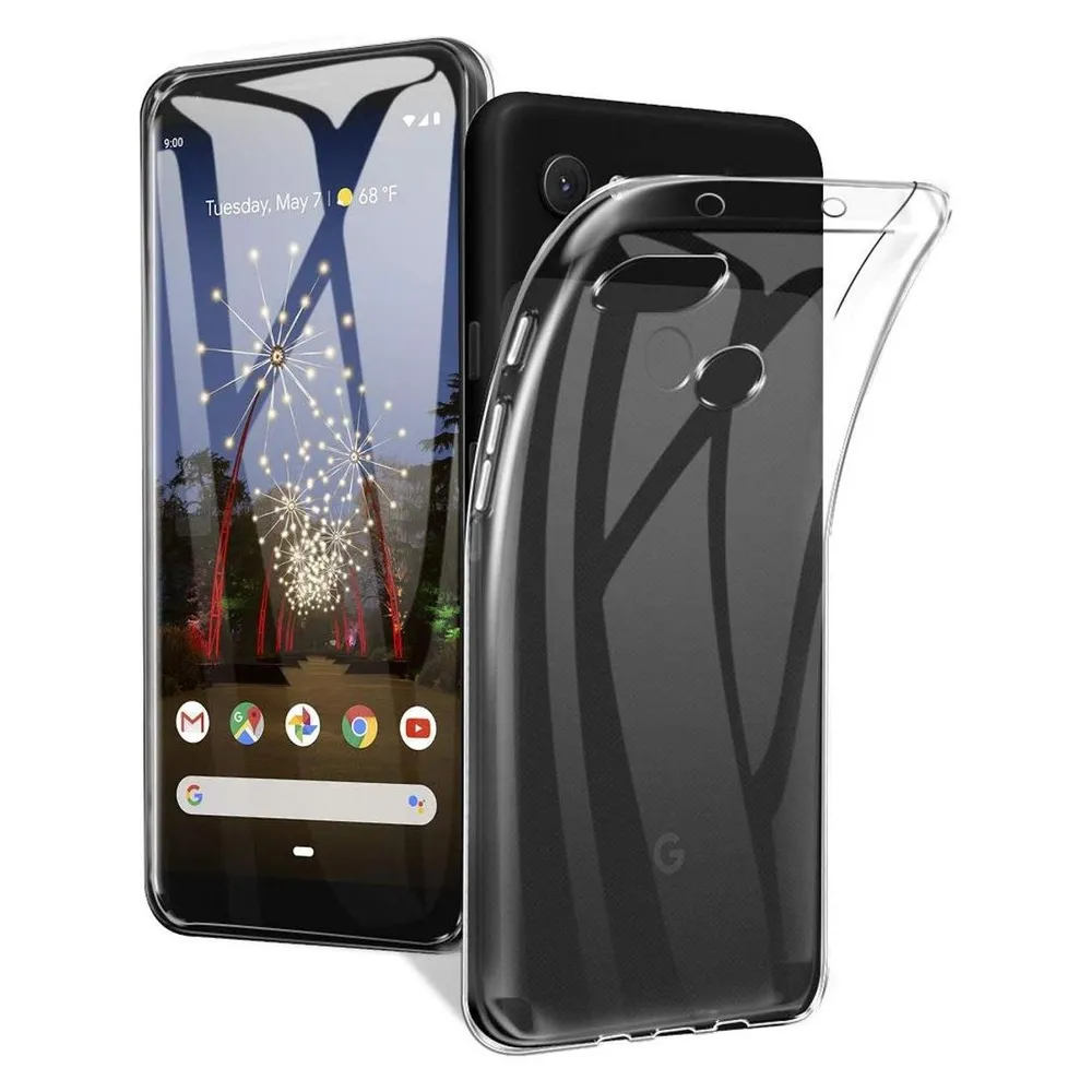 König Design Google Pixel 3a XL Hülle Case Handy Cover Schutz Tasche Schutzhülle Transparent