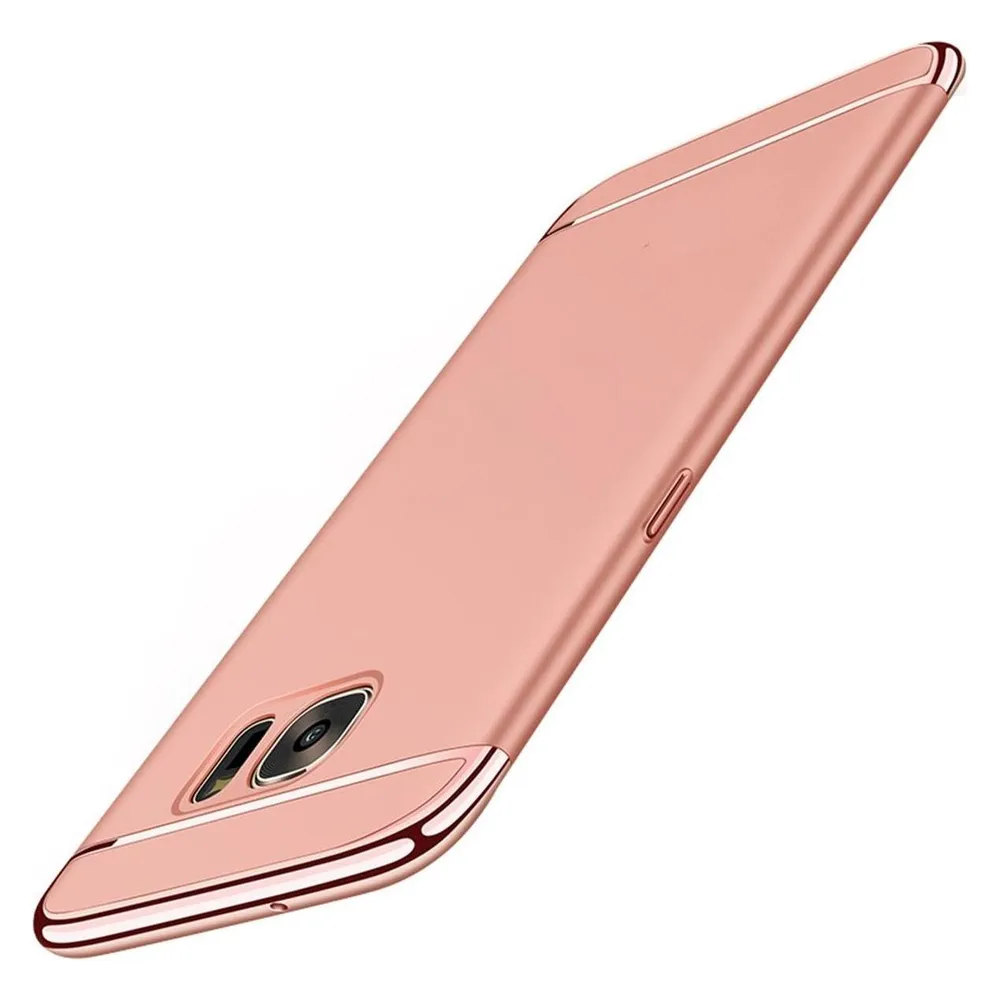 König Design Handy Hülle Schutz Case für Samsung Galaxy A5 2016 Bumper 3 in 1 Cover Rose Gold (Samsung Galaxy A5 (2016))