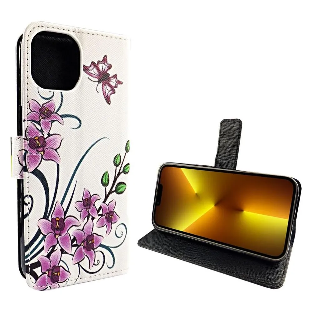 König Design Handyhülle für Apple iPhone 13 Pro Case Cover Schutztasche Schutzhülle Bookstyle (Apple iPhone 13 Pro)