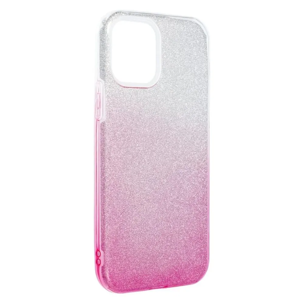 König Design Handyhülle für Apple iPhone 12 / 12 Pro Schutzcase Cover Bumper Glitzer Pink Neu (Apple iPhone 12, Realme 12 Pro+)