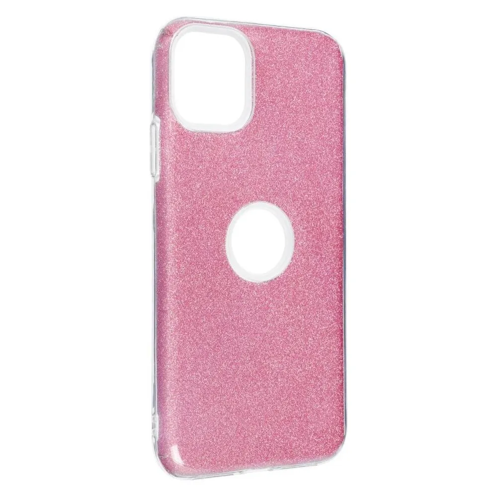 König Design Handyhülle für Apple iPhone 11 Pro Max Schutzcase Cover Bumper Etui Glitzer Pink