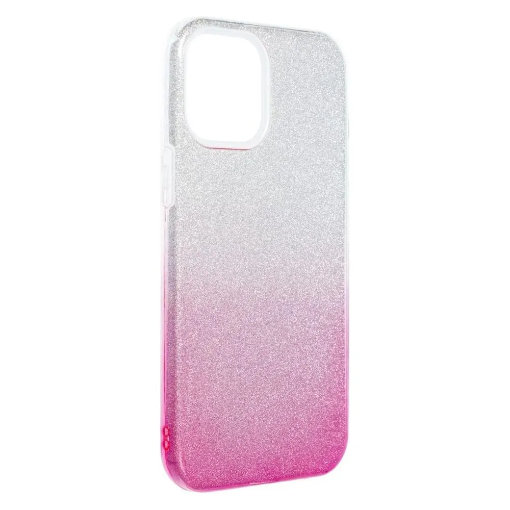 König Design Handyhülle für Apple iPhone 12 Pro Max Schutzcase Cover Bumper Etui Glitzer Pink (Apple iPhone 12 Pro Max)
