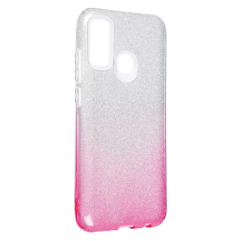 König Design Handyhülle für Huawei P smart 2020 Schutzcase Cover Bumper Schale Glitzer Pink (Huawei P Smart (2020))