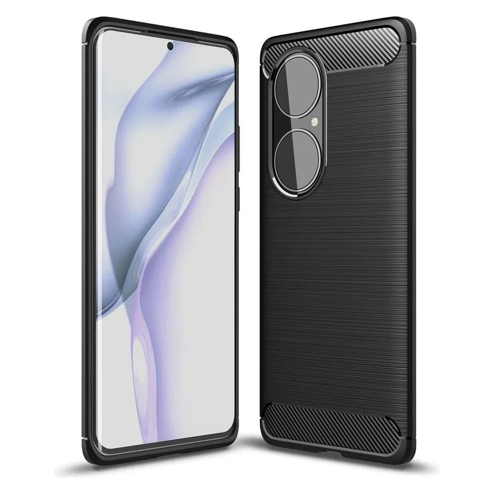 König Design Handyhülle für Huawei P50 Pro Schutzcase Backcover Bumper Etuis Rahmen Grau Neu