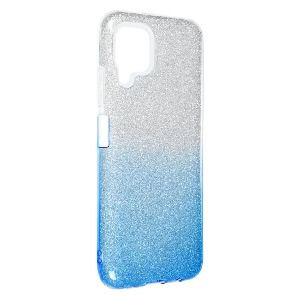 König Design Handyhülle für Huawei P40 Lite Schutzcase Cover Bumper Schale Glitzer Blau Neu