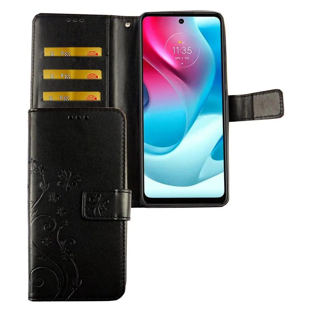 König Design Handyhülle für Motorola Moto G60S Case Cover Schutztasche Schutzhülle Bookstyle (Motorola Moto G60S)