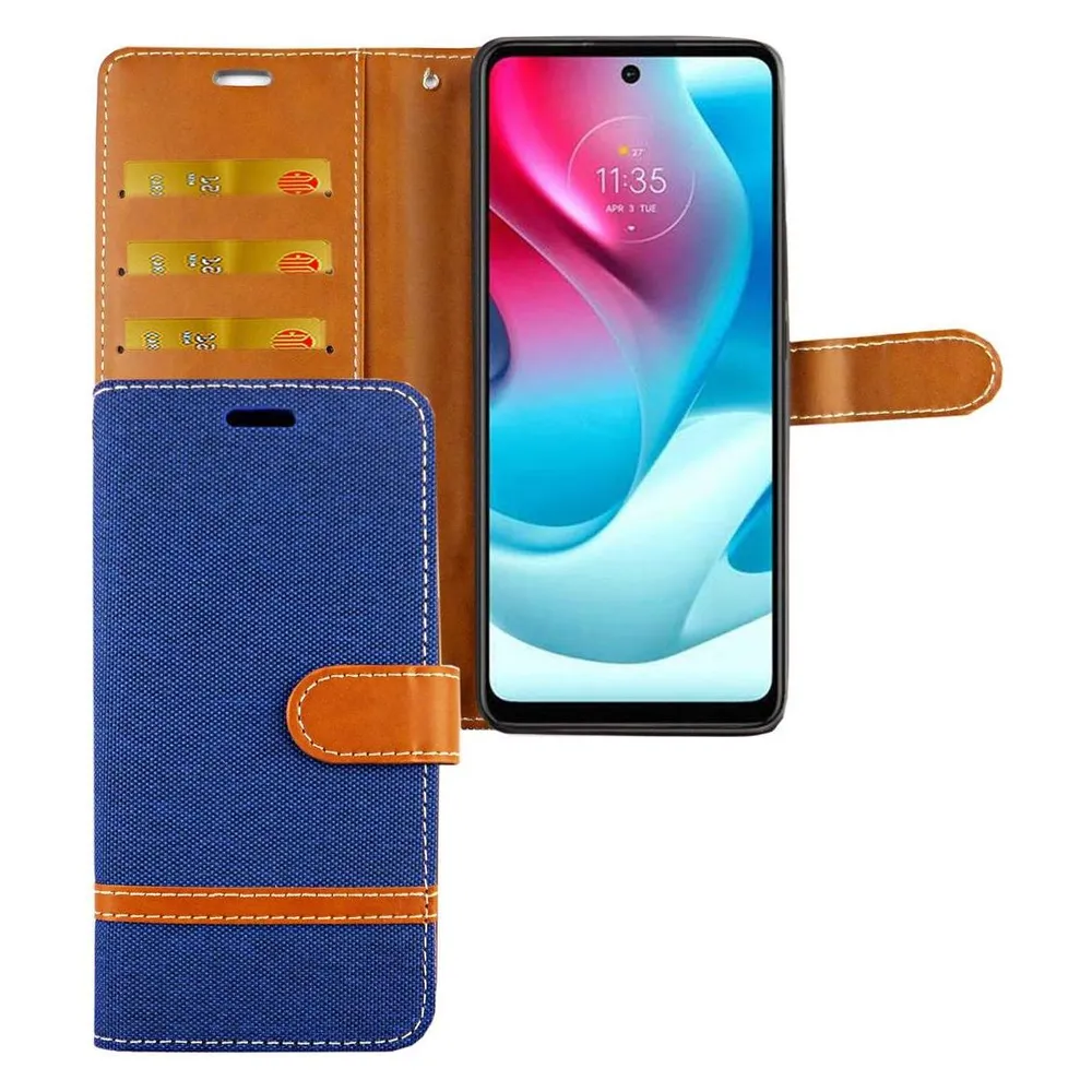 König Design Handyhülle für Motorola Moto G60S Case Cover Schutztasche Schutzhülle Bookstyle (Motorola Moto G60S)