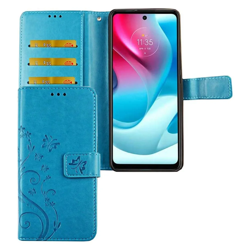König Design Handyhülle für Motorola Moto G60S Case Cover Schutztasche Schutzhülle Bookstyle (Motorola Moto G60S)