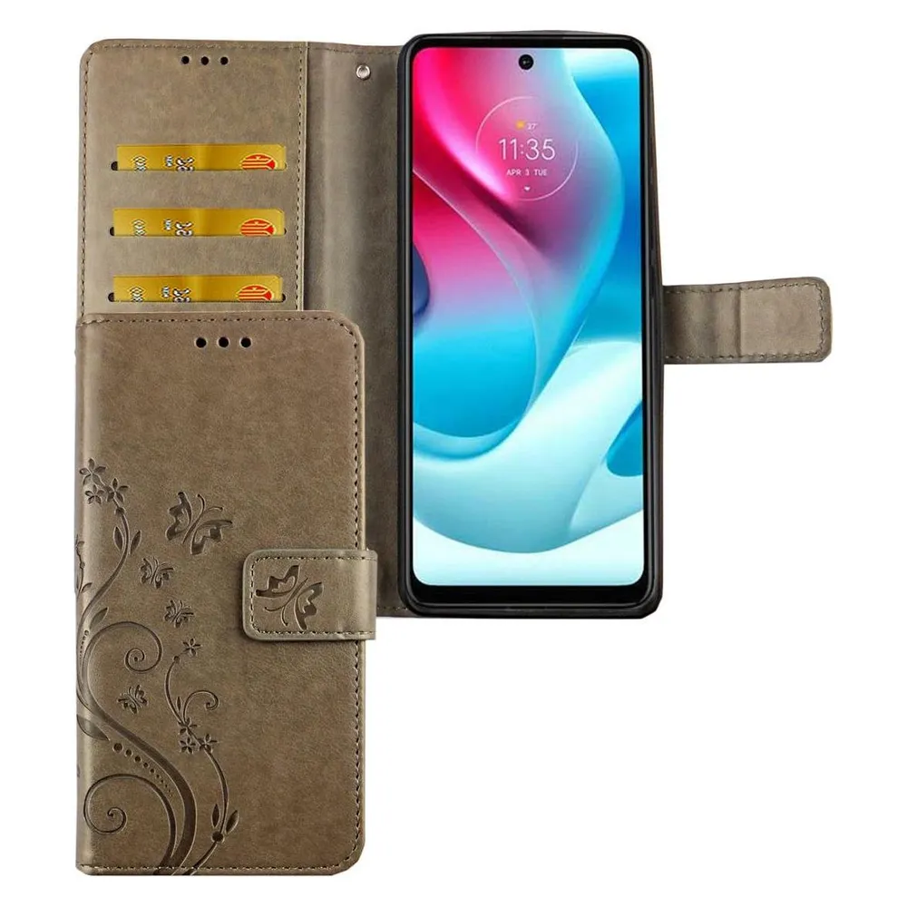 König Design Handyhülle für Motorola Moto G60S Case Cover Schutztasche Schutzhülle Bookstyle (Motorola Moto G60S)