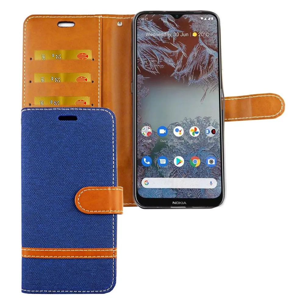 König Design Handyhülle für Nokia G10 / G20 Case Cover Schutztasche Schutzhülle Bookstyle Neu (Nokia G10)