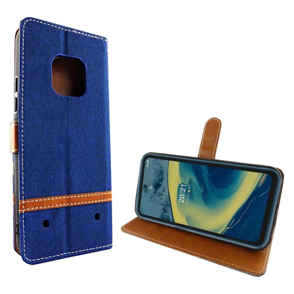 König Design Handyhülle für Nokia XR20 Case Cover Schutztasche Schutzhülle Bookstyle Tasche (Nokia XR20)